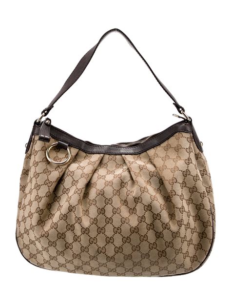 gucci sukey leather medium hobo|gucci hobo canvas.